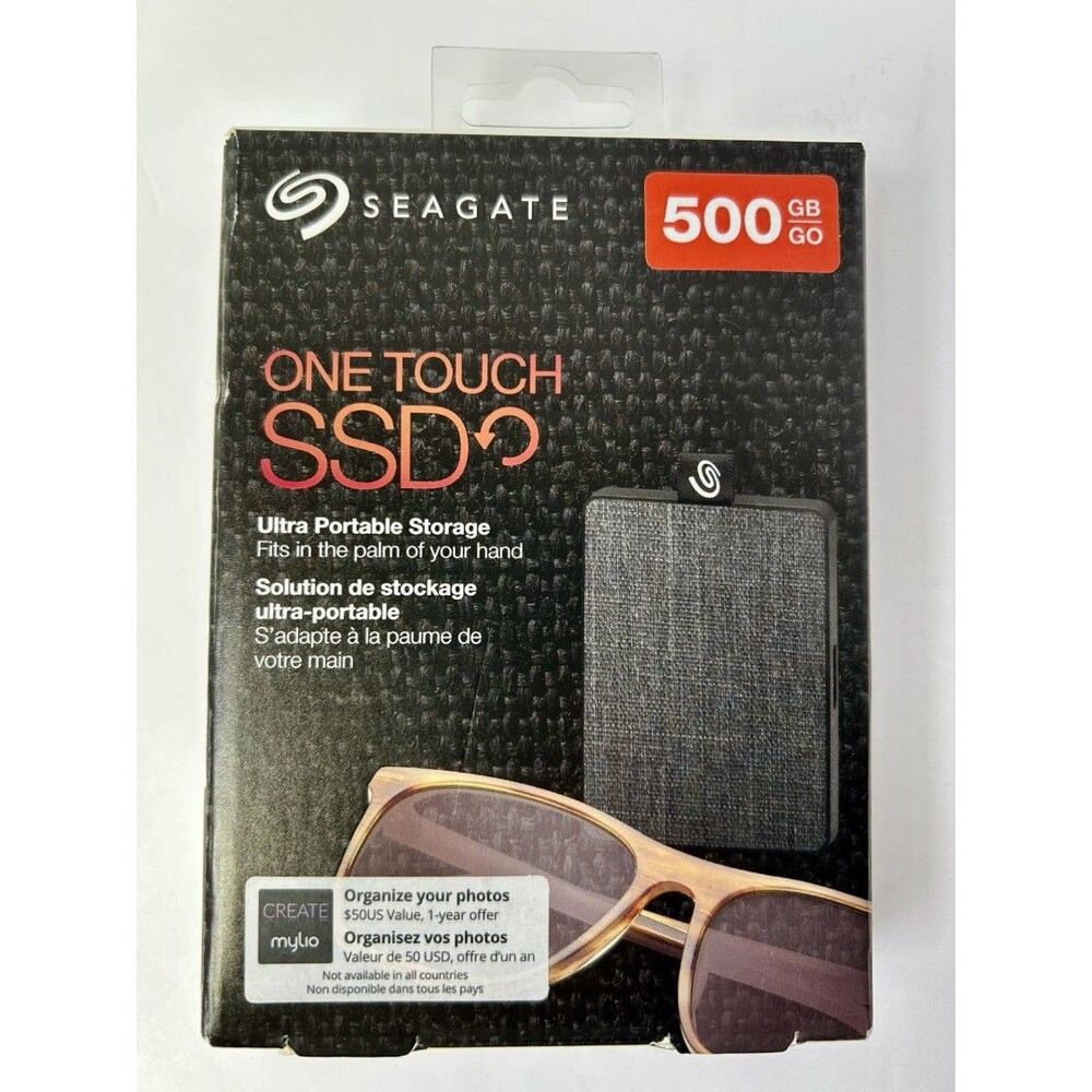 Seagate One Touch SSD 500GB External Portable Solid State Drive- Brand New!!!